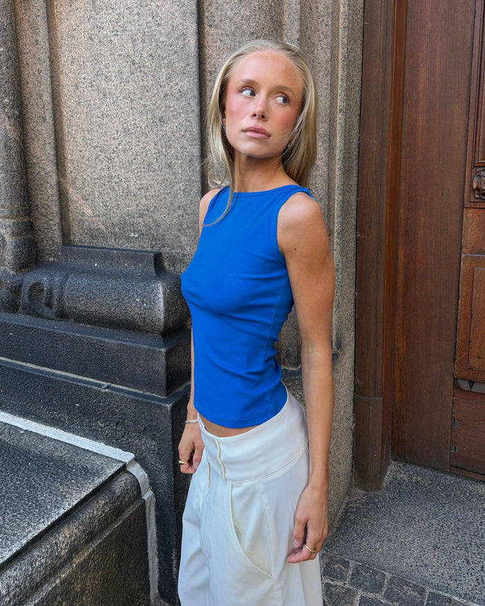 JOHANNE BOATNECK TOP - ROYAL BLUE