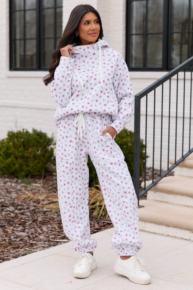 Jolie Pink Floral Sweatpants FINAL SALE