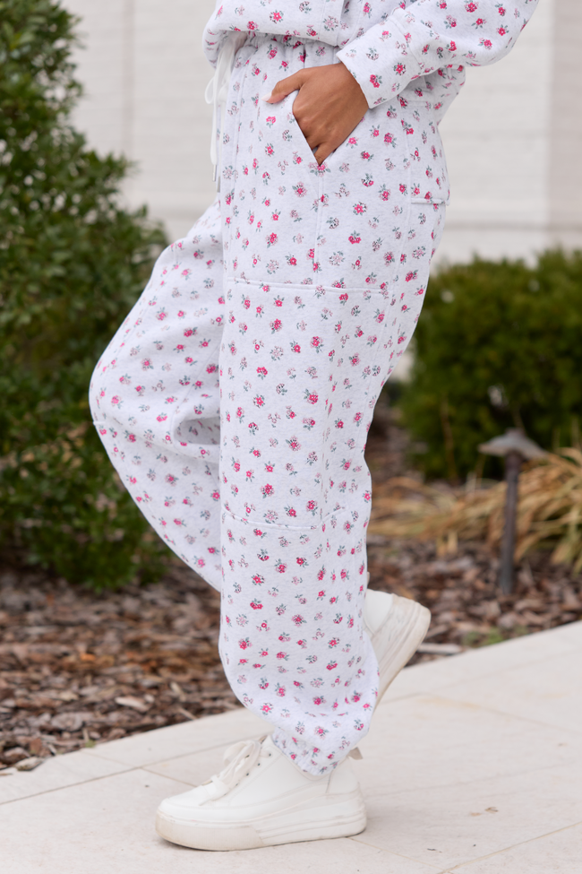 Jolie Pink Floral Sweatpants FINAL SALE