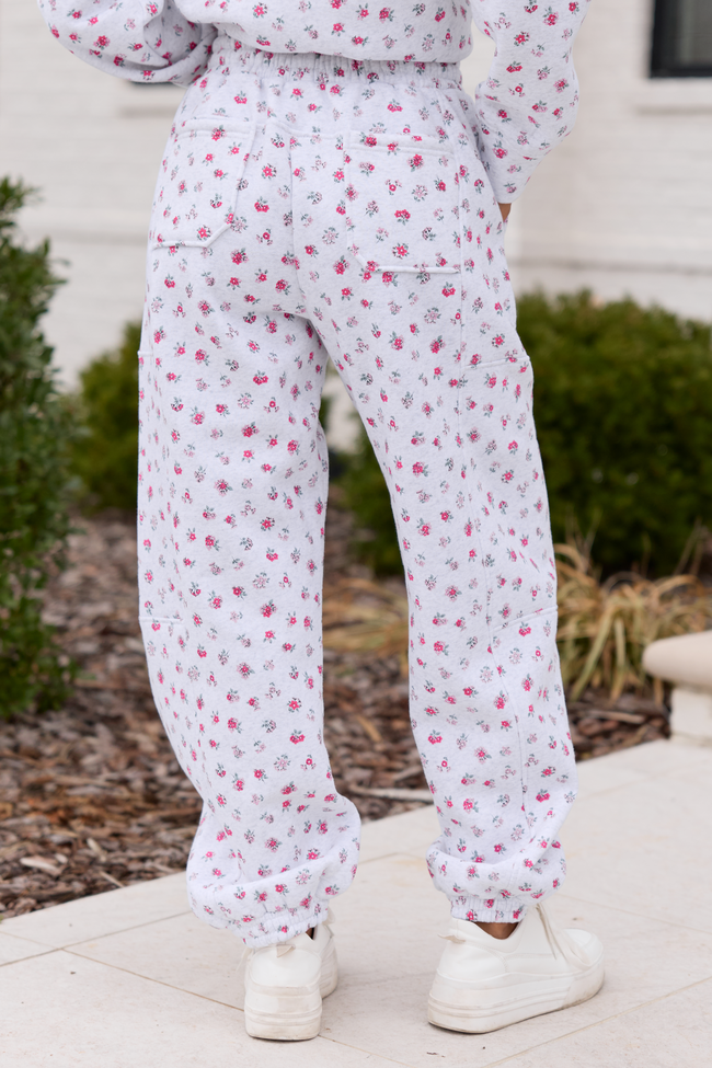 Jolie Pink Floral Sweatpants FINAL SALE