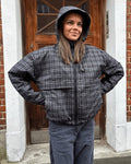 JUNO JACKET - GREY CHECK