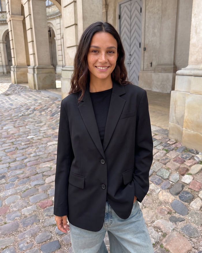 KAMIL LOOSE BLAZER - BLACK [AI]