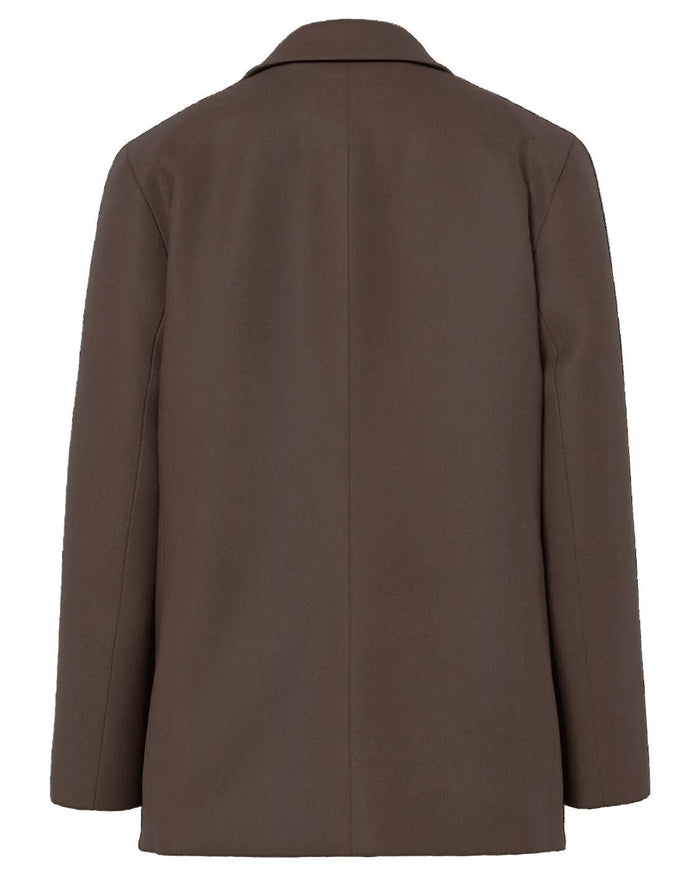 KAMIL LOOSE BLAZER - HOT FUDGE