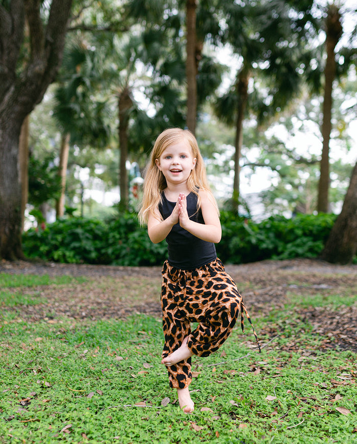 Kids Leopard Harem Pant