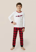 Kids White 2 Piece Pyjama Set