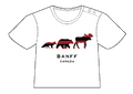 Kids White Banff 3 Animal T-Shirt