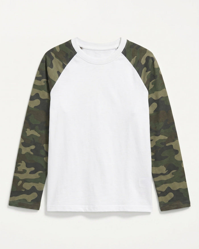 KLARA TEE - WHITE/GREEN ARMY