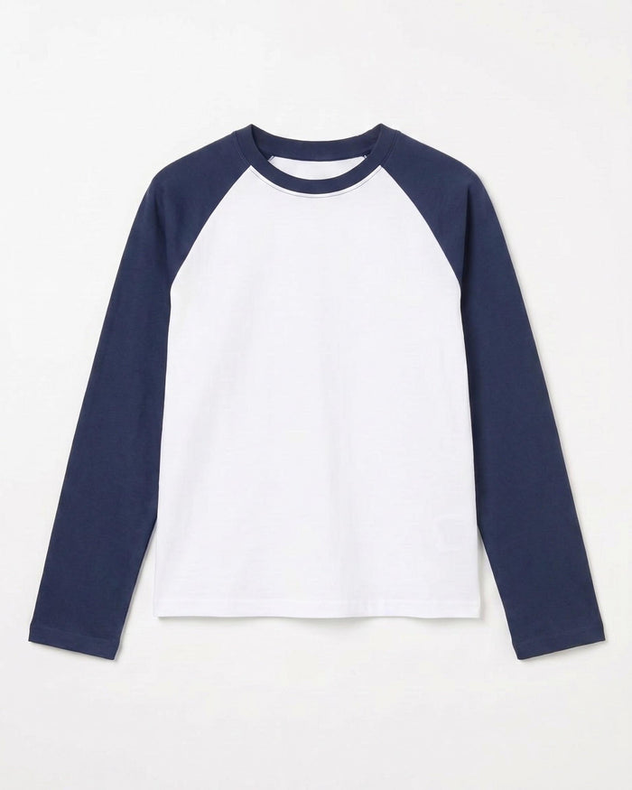 KLARA TEE - WHITE/NAVY