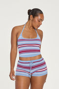 Knit Halter Tank - Stripe
