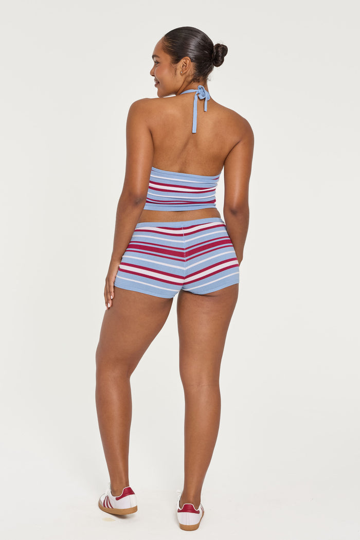Knit Halter Tank - Stripe