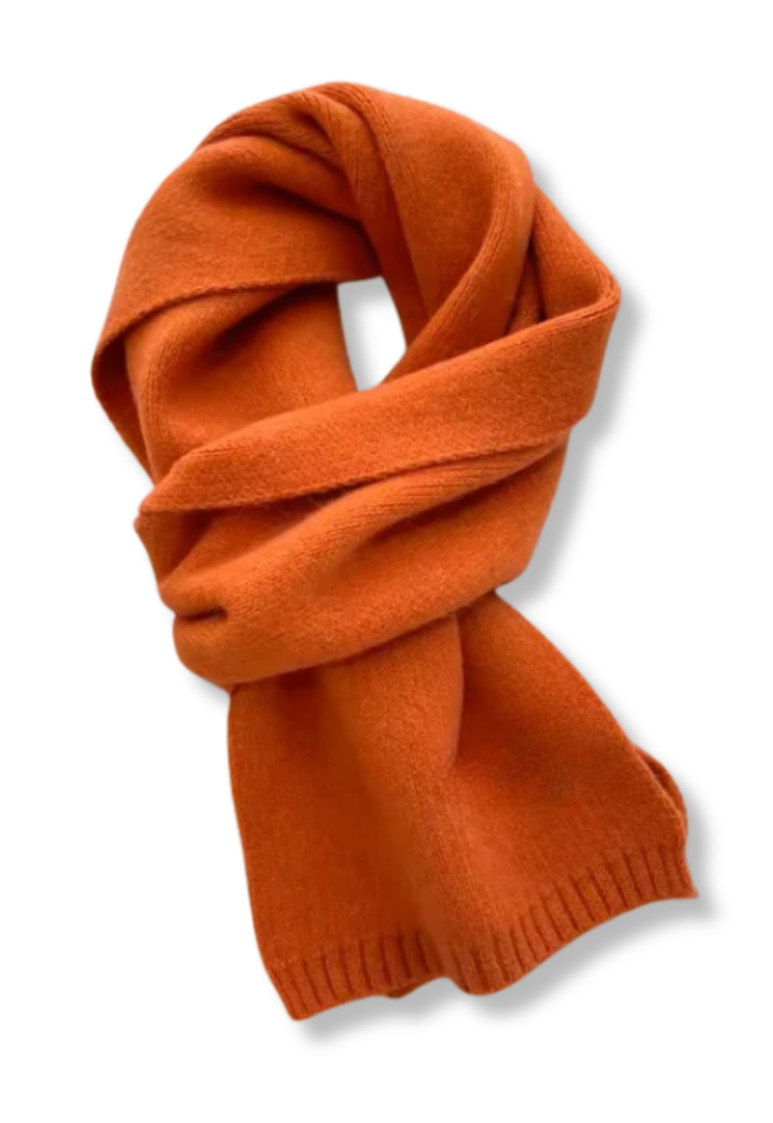 Knit Scarf - Burnt Orange