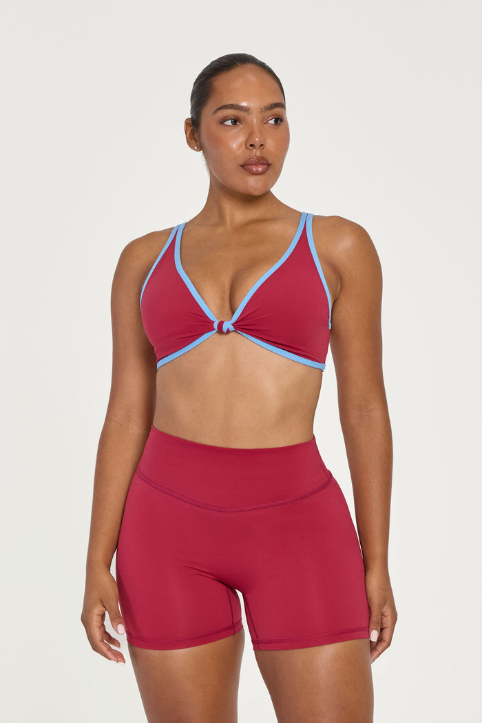 Knot Bra - Berry/Baby
