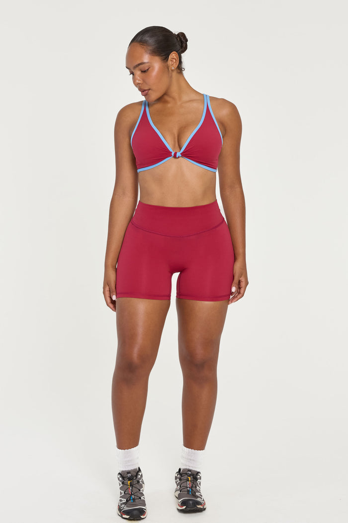 Knot Bra - Berry/Baby