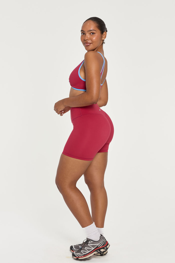Knot Bra - Berry/Baby