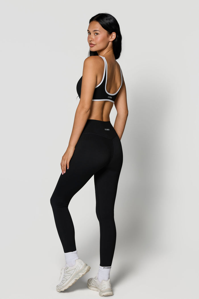 Knot Bra - Black/White