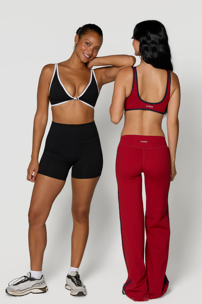 Knot Bra - Black/White