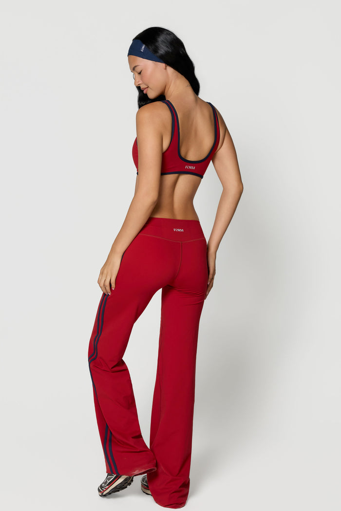 Knot Bra - Ruby/Navy