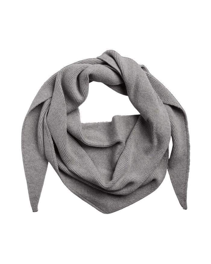 KOMMA BIG SCARF - MEDIUM GREY