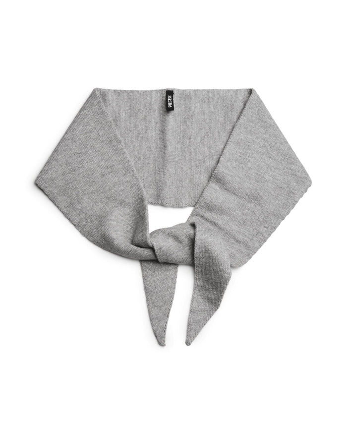 KOMMA TRIANGLE SCARF - MEDIUM GREY MELANGE