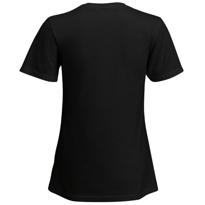 Ladies Long Fit Rocky Mountain Flannel Company T-shirt in Black