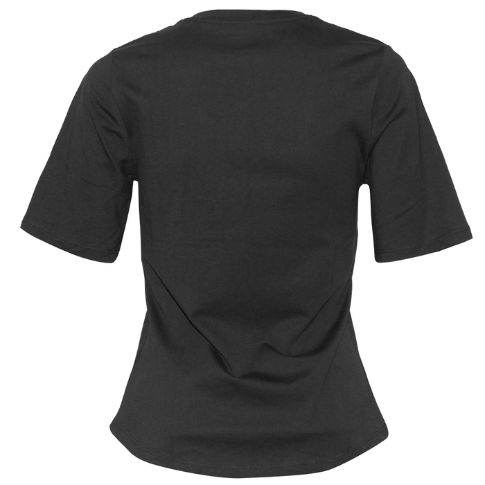 Ladies Petite Fit Black Buffalo Check Bear T-Shirt