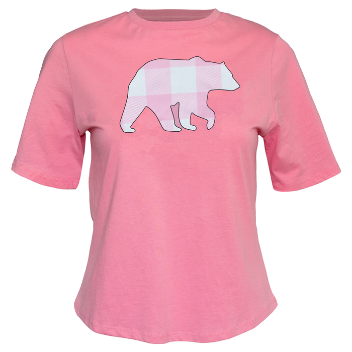 Ladies Petite Pink Bear T-Shirt