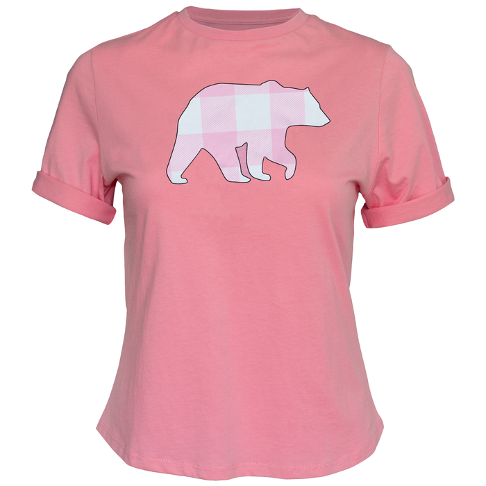 Ladies Petite Pink Bear T-Shirt