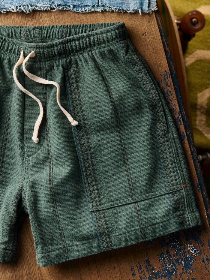 Dark Slate Gray lagos lounge short in spruce