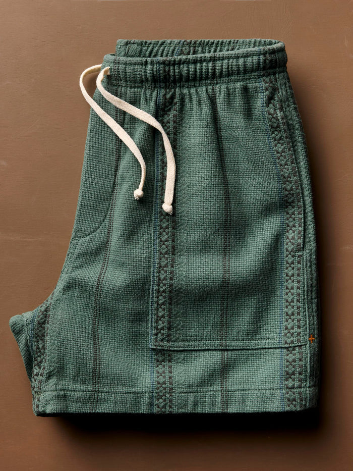 Dark Slate Gray lagos lounge short in spruce
