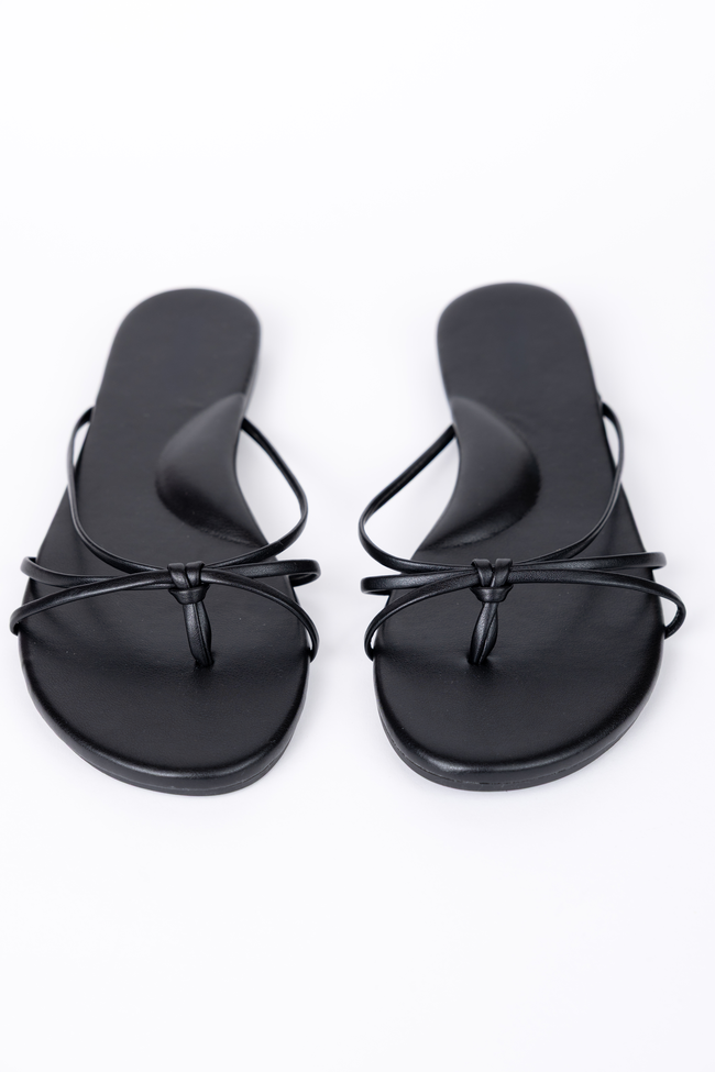 Landry Black Flip Flops FINAL SALE