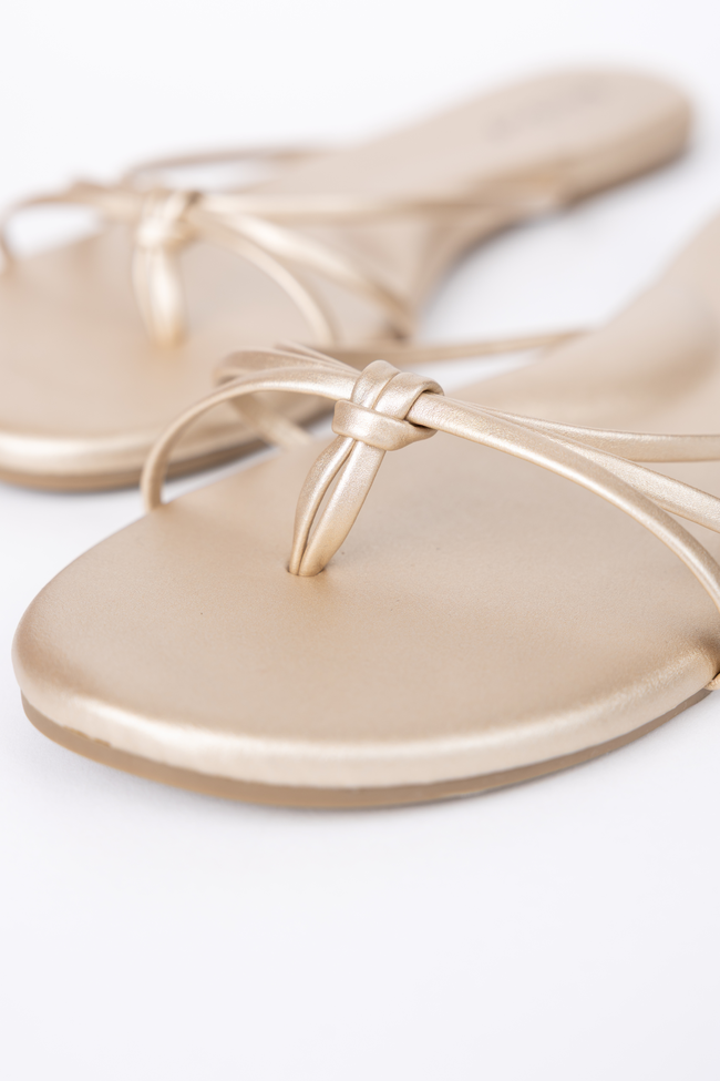 Landry Champagne Flip Flops FINAL SALE