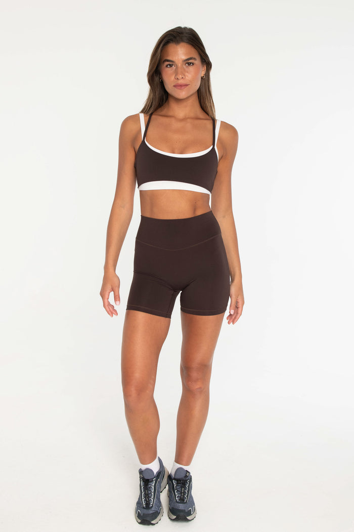 Layered Bra - Espresso