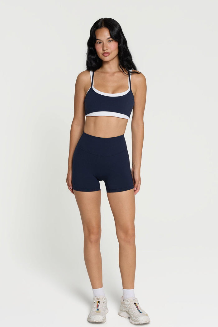 Layered Bra - Navy