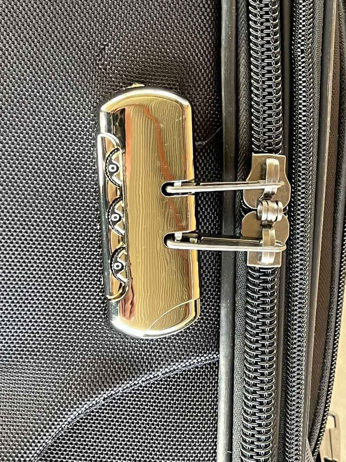 Le Emporer Fabric 3 Piece Luggage- Double Zip Suitcase