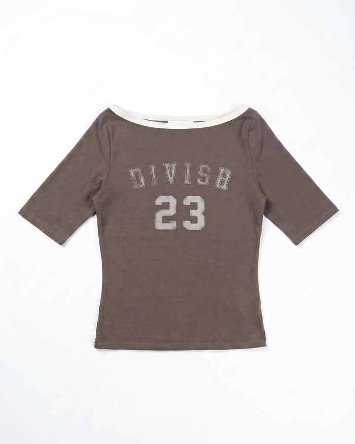 LERCHE 3/4 TOP - ASPHALT