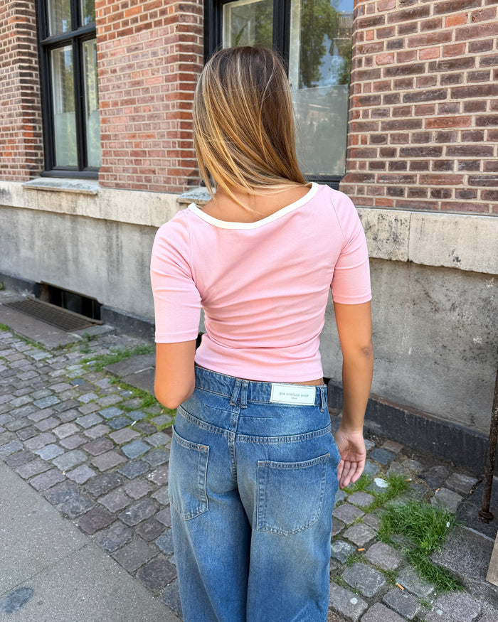 LERCHE 3/4 TOP - BLUSH PINK