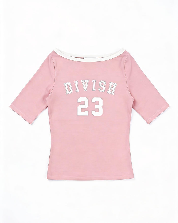 LERCHE 3/4 TOP - BLUSH PINK