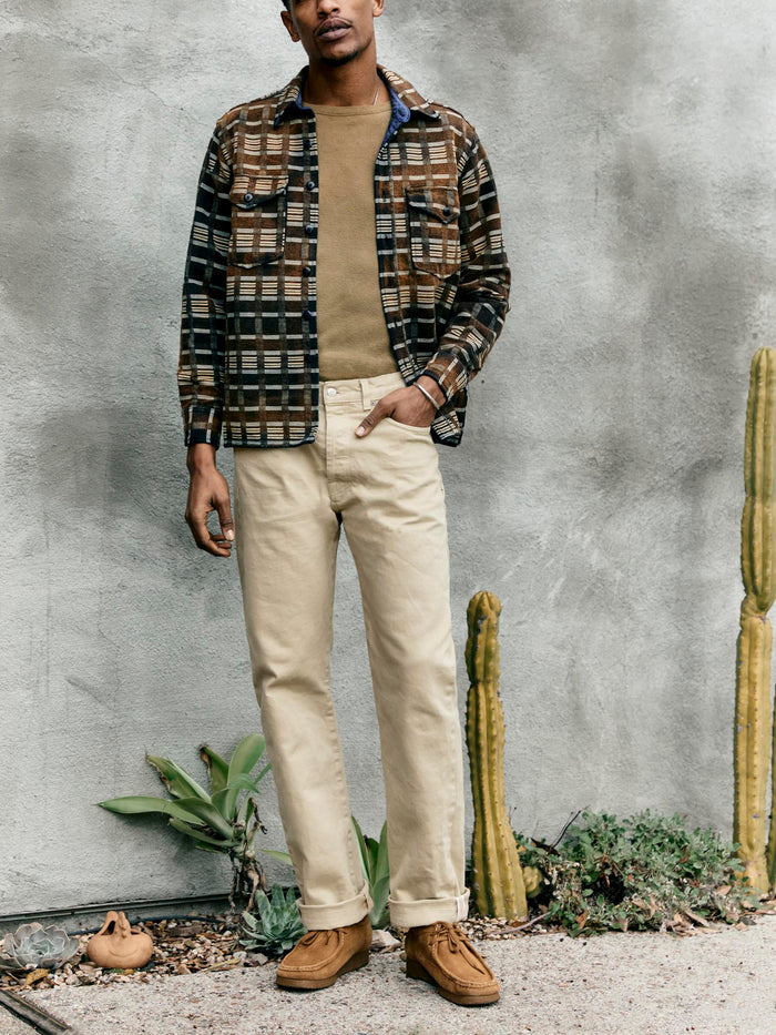 Gray lewis desert selvage rinse