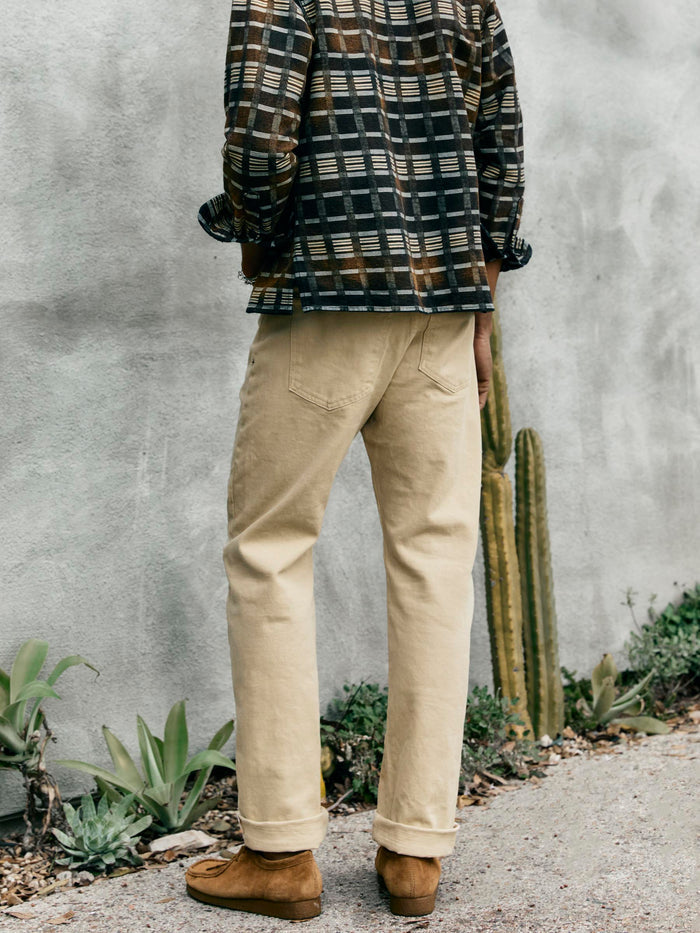 Gray lewis desert selvage rinse