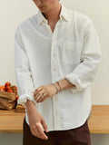 Light Gray lightweight beach oxford in white