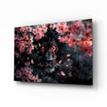 Lion of the Night Glass Wall Art || Designer Collection