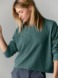 Dark Slate Gray long sleeve midweight crew in spruce