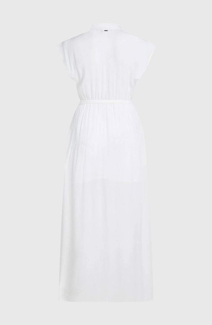 Lori Maxi Shirt Dress | Snow White