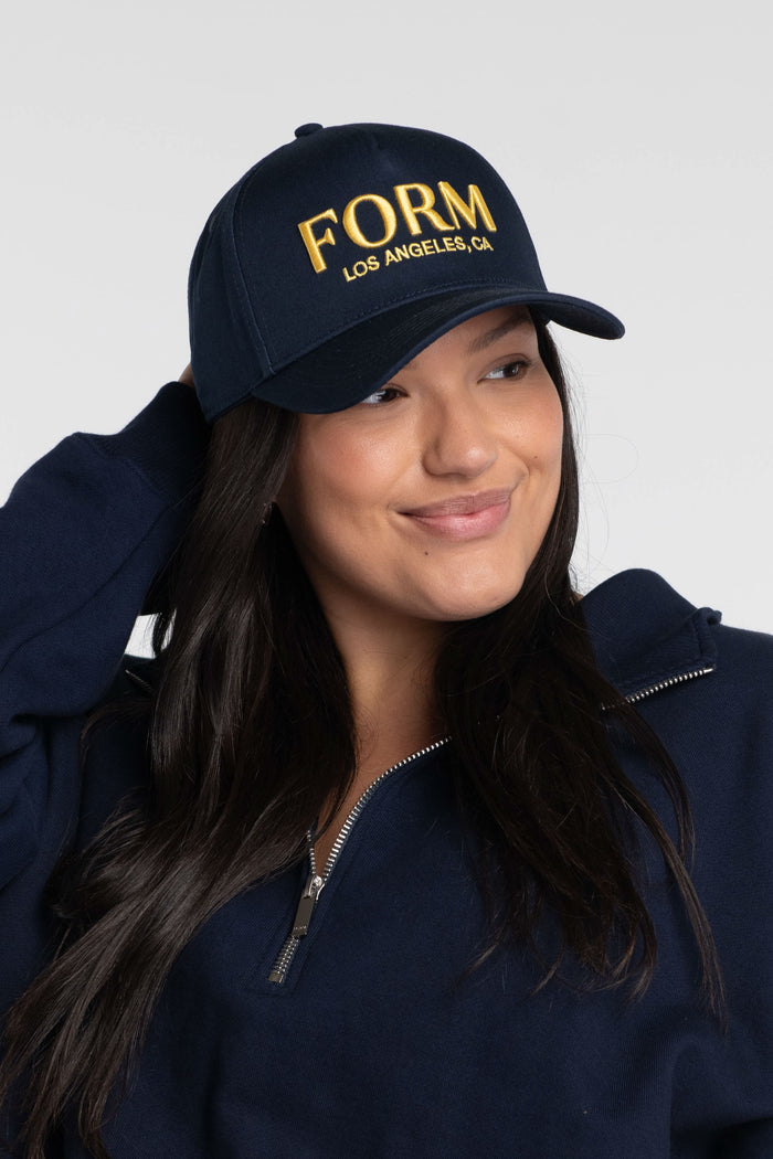 Los Angeles FORM Hat - Navy/Yellow