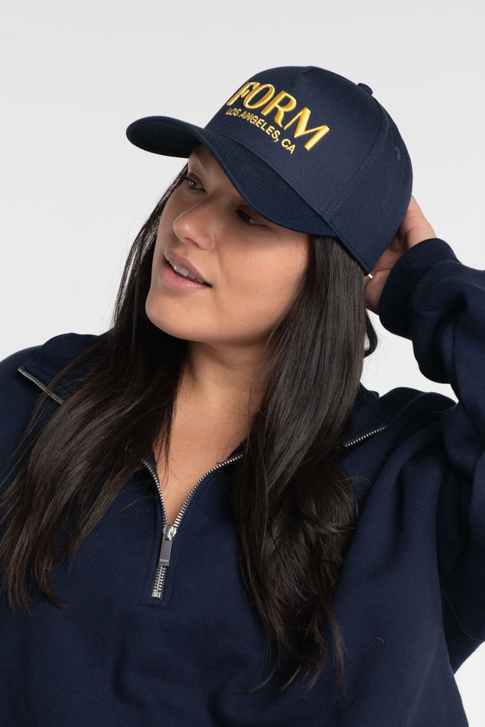 Los Angeles FORM Hat - Navy/Yellow