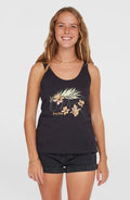 Luana Graphic Tank Top | Black Out