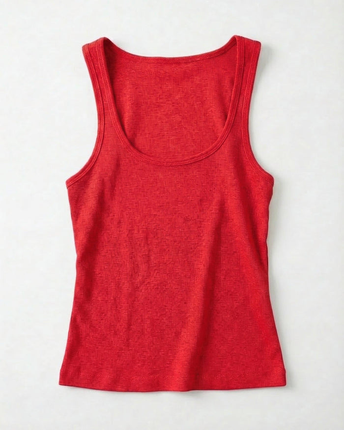 LUNA TANK TOP - RED