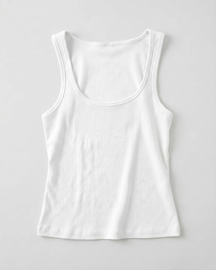 LUNA TANK TOP - WHITE