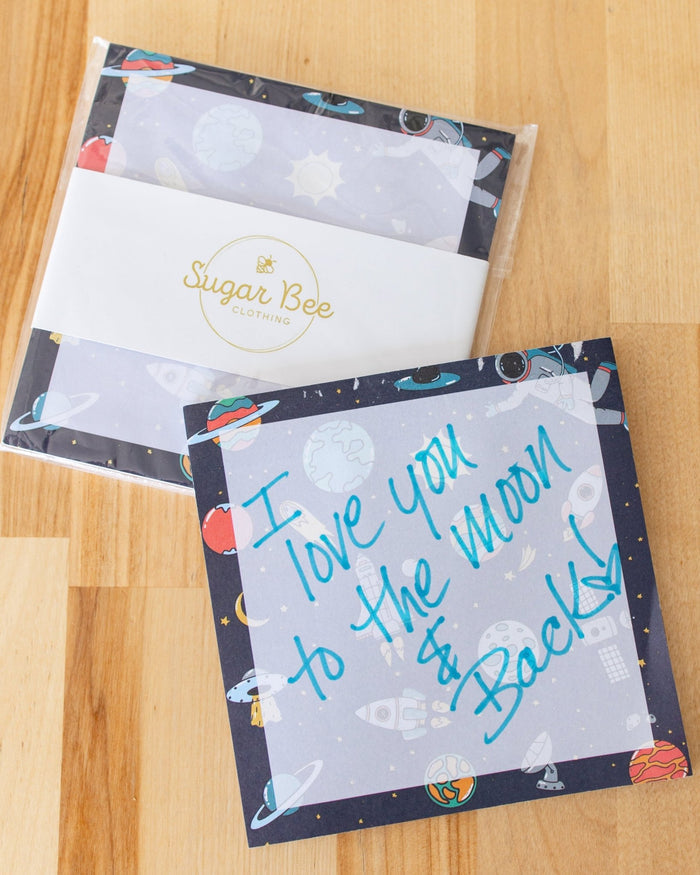 Lunch Bag Notes - Space - Sugar Bee Clothing