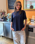 LYKKE TEE - NAVY